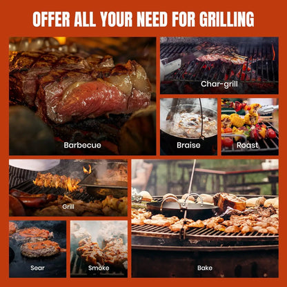 Wood Pellet Grill & Smoker  with Automatic Temperature Control