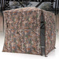 2-3 Person Hunting Blind, 360 Degree See Through Ground Blind With Full-Open Door & Sliding Windows.