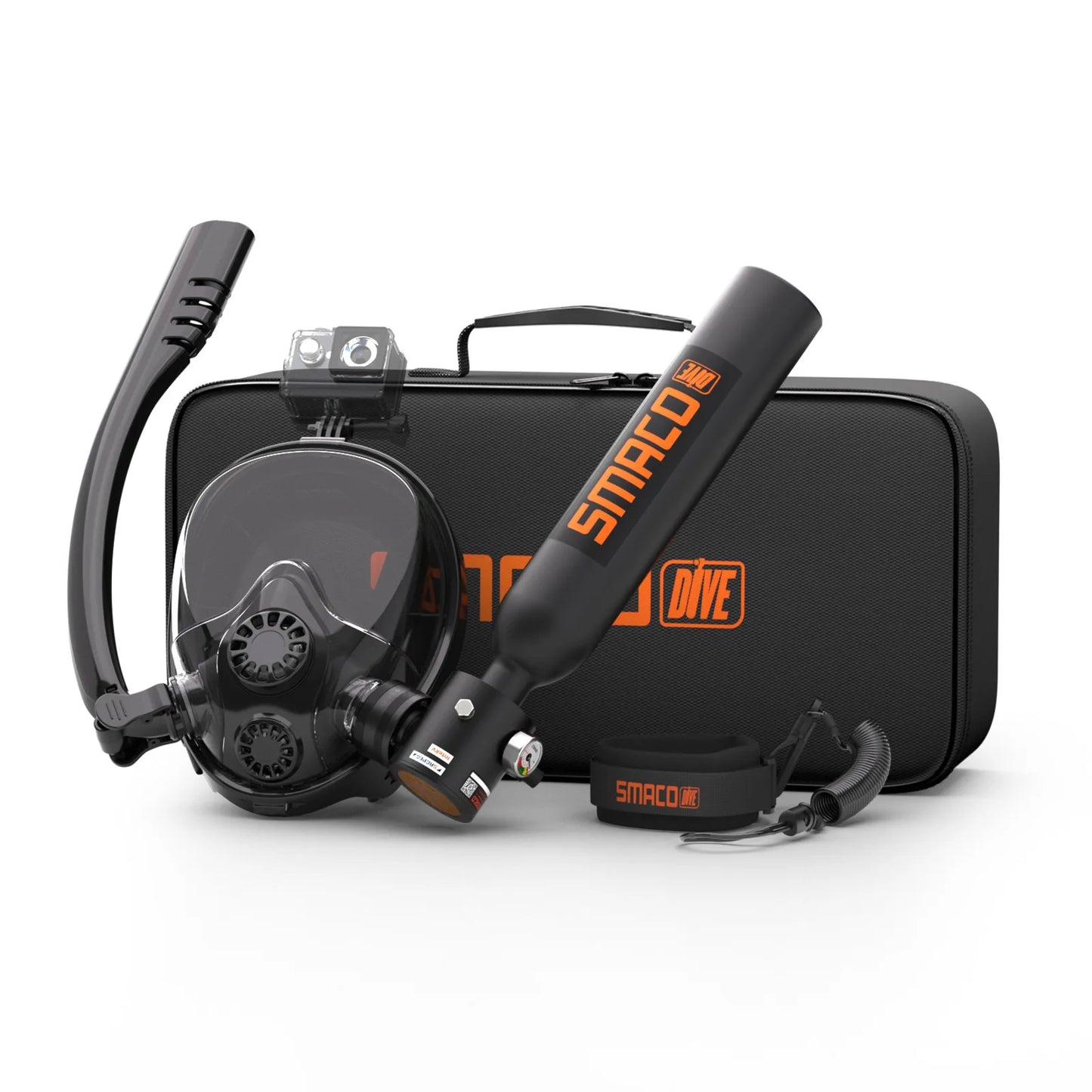 Mini Scuba Tank with Snorkel Mask 0.5L Portable.