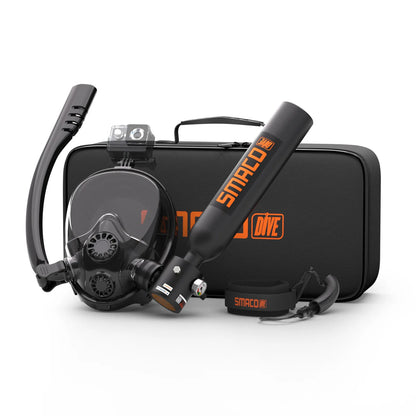 Mini Scuba Tank with Snorkel Mask 0.5L Portable.