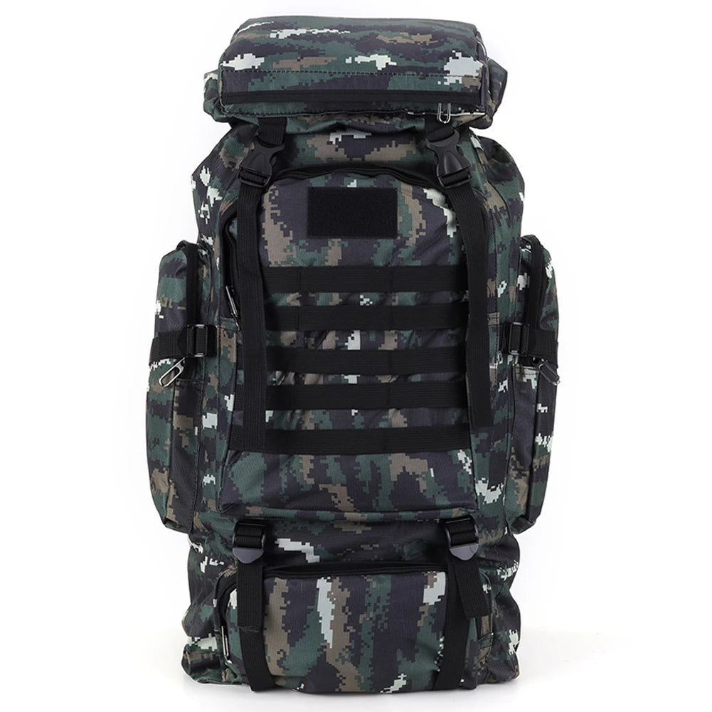 80L Tactical Backpacks, Outdoor Survival Bags 600D Oxford Cloth.