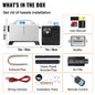 8KW Diesel Air Heater Parking Heater 12V Truck Heater One Air Outlet with Black LCD Switch For RV Truck Boat .