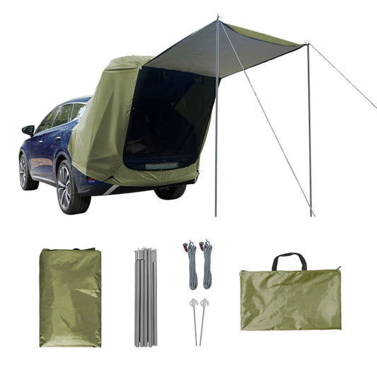 Outdoor Car Rear Tent  with Canopy Rear Extension.