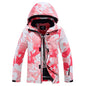 Women Ski Suit Winter Windproof Waterproof Snowboarding Jacket and Pants.