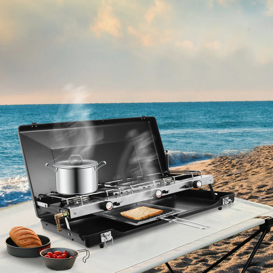 Portable Cooking Stove Sturdy Latches Folding