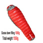 Oversized Mummy Goose Down Sleeping Bag .