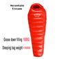 Sleeping Bag Adult Mummy White Goose Down Warm Three Seasons.