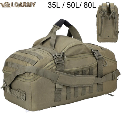 30L 50L 80L Outdoor Bag Backpack Large Duffel Bag.
