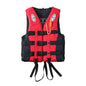 Swimming Buoyancy Life Vest for Kids Adults Red.