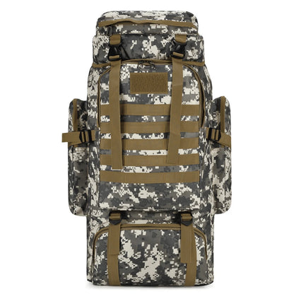 80L Tactical Backpacks, Outdoor Survival Bags 600D Oxford Cloth.