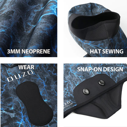3mm Neoprene Wetsuits Camo Diving Suits.