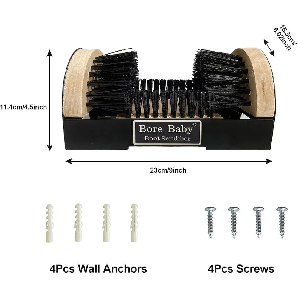 Heavy Duty Boot Scrubber Brush Outdoor Boot Scraper.