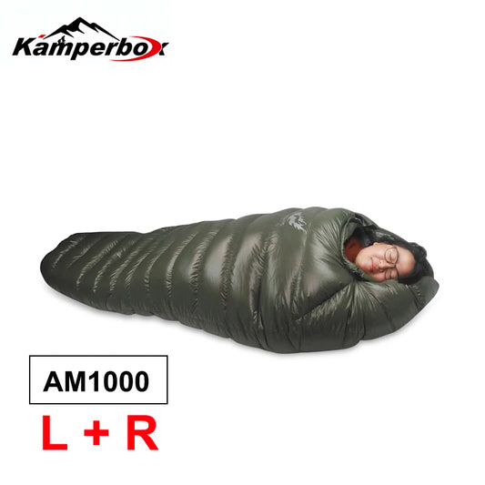 Cold Temperature Winter Sleeping Bag Down Sleeping.