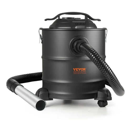 Ash Vacuum5 Gallon 1200W for Fireplaces Pellet Stoves Grills BBQ.