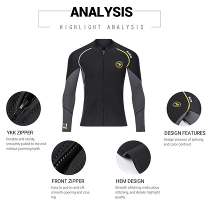 1.5mm 3mm Men Wetsuit Neoprene Scuba Diving Suit One-piece Zipper.