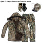 High Quality Man Winter  Camouflage Ghillie Suit Outdoor Cold Weather Suit.