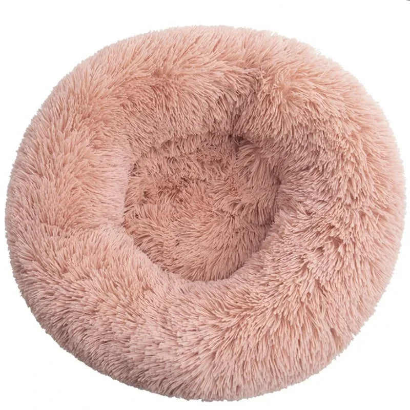 40-90cm Round Pet Bed for Large Dog Bed Super Soft Cat Bed Medium Dog House Winter Warm Sleeping.