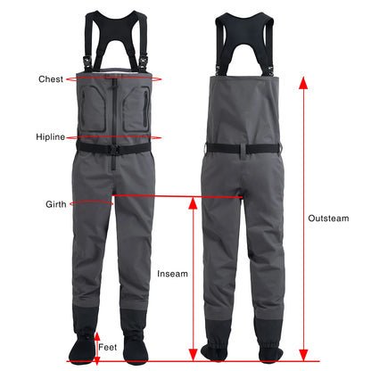 Fishing Chest  High Quality Waders Waterproof Breathable