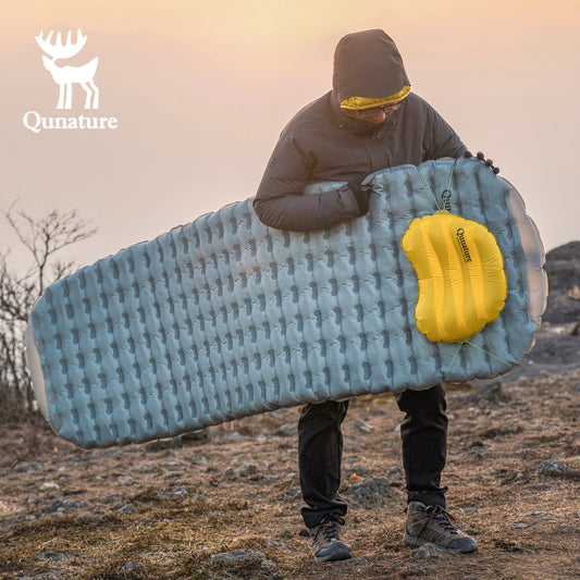 Outdoor Camping Inflatable Mattress Sleeping Pad Ultralight Waterproof.