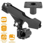 Boat Fishing Pole Rod Holder 360 Rotatable Side Rail Mount.