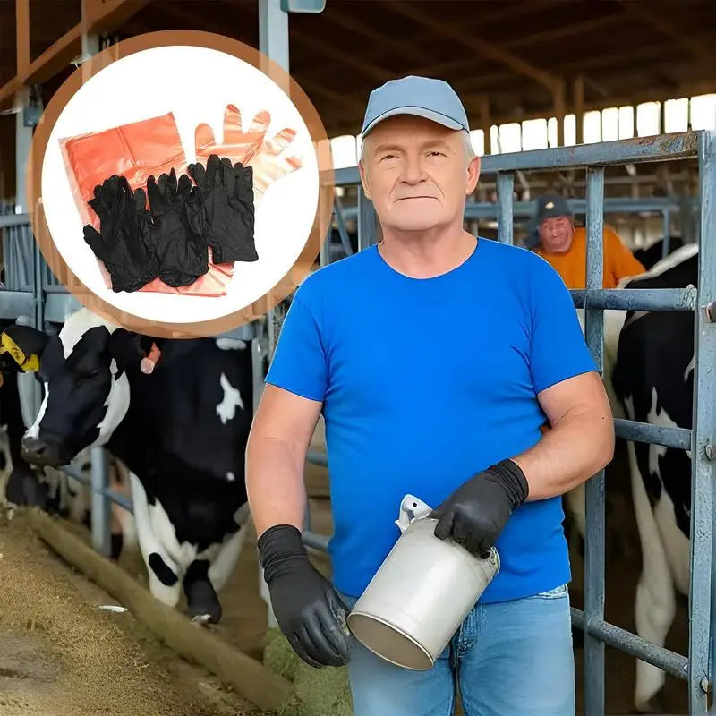 Disposable Outdoor Animal Cleaning Gloves set Multipurpose.