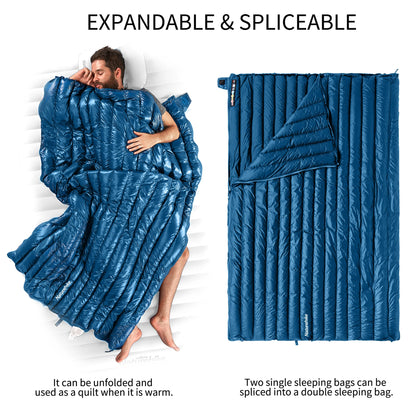 Sleeping Bag Ultralight DUCK Down Sleeping Bag.