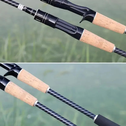 Carbon Lure Rod with Wooden Handle,180cm/70.86inch.