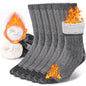 3 Pairs Men Women Merino Wool Crew Socks .