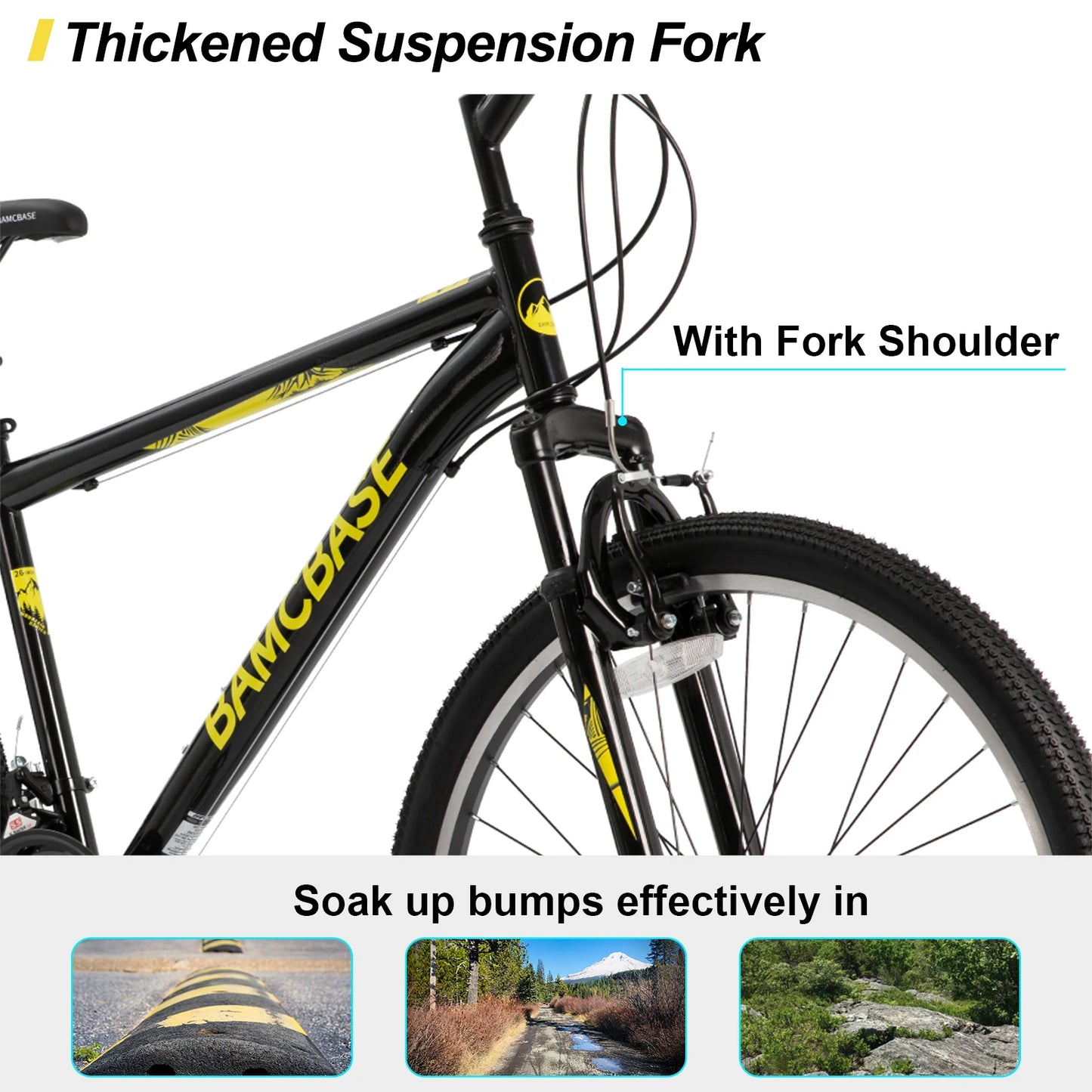 26 27.5 Inch Mountain Bike, with 21 Speeds, High-Tensile Steel Frame