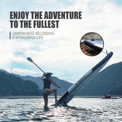 Spatium Inflatable Stand Up Paddle Board with SUP Accessories, Anti-Slip EVA Deck, 11’5’’ Inflatable Paddle Boards for Adults