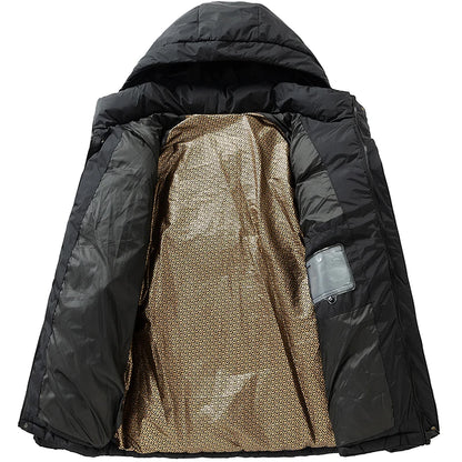 Men's Winter Windproof Casual Hooded Jacket .