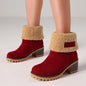 Winter Faux Fur Snow Boots For Women.