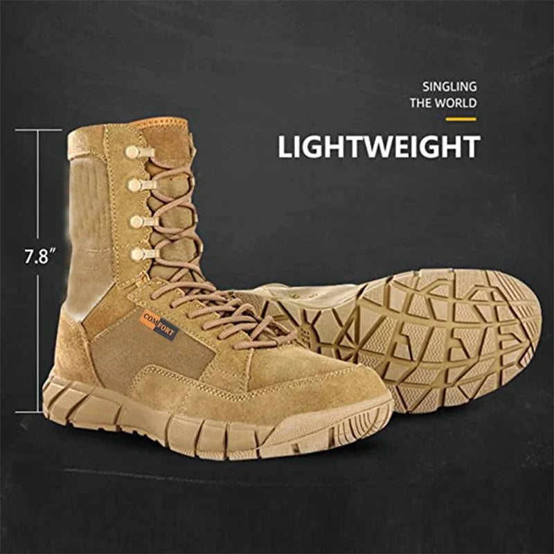 Lace Up Waterproof Outdoor Hiking Breathable Shoe.