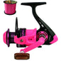 Pink Fishing Reel 2000-7000 High Speed 5.2 1 Ratio Spinning Reel.