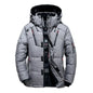Men White Duck Down Parkas -20 Degree Winter Jacket Men's.