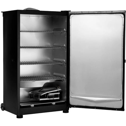 30-inch Digital Electric Vertical Smoker with Side Wood Chip Loader