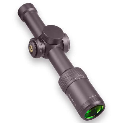 HD 1.2-6X24  Compact Riflescope SFP R&G Illumination 1/5 MIL Glass Etched Reticle.