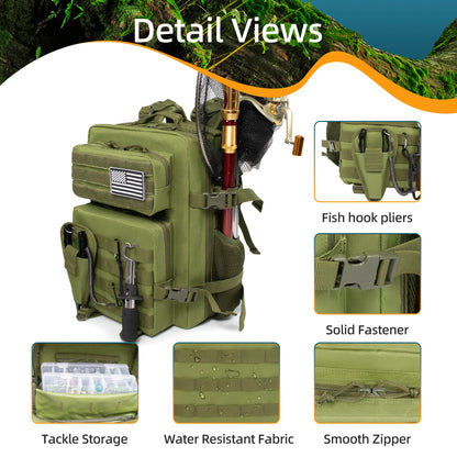 25L Fishing Hunting Backpack .