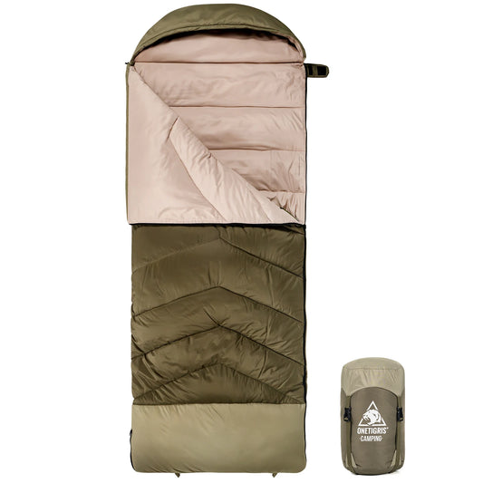 Sleeping Bag Waterproof 3 Season Warm.