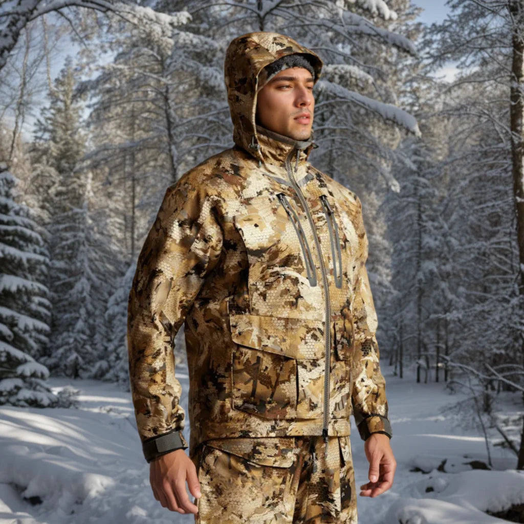 Men's winter waterproof insulation camouflage Hudson jacket fishing hunting Jacket.
