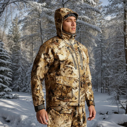 Men's winter waterproof insulation camouflage Hudson jacket fishing hunting Jacket.