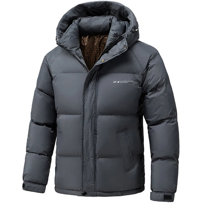 Men's Winter Windproof Casual Hooded Jacket .