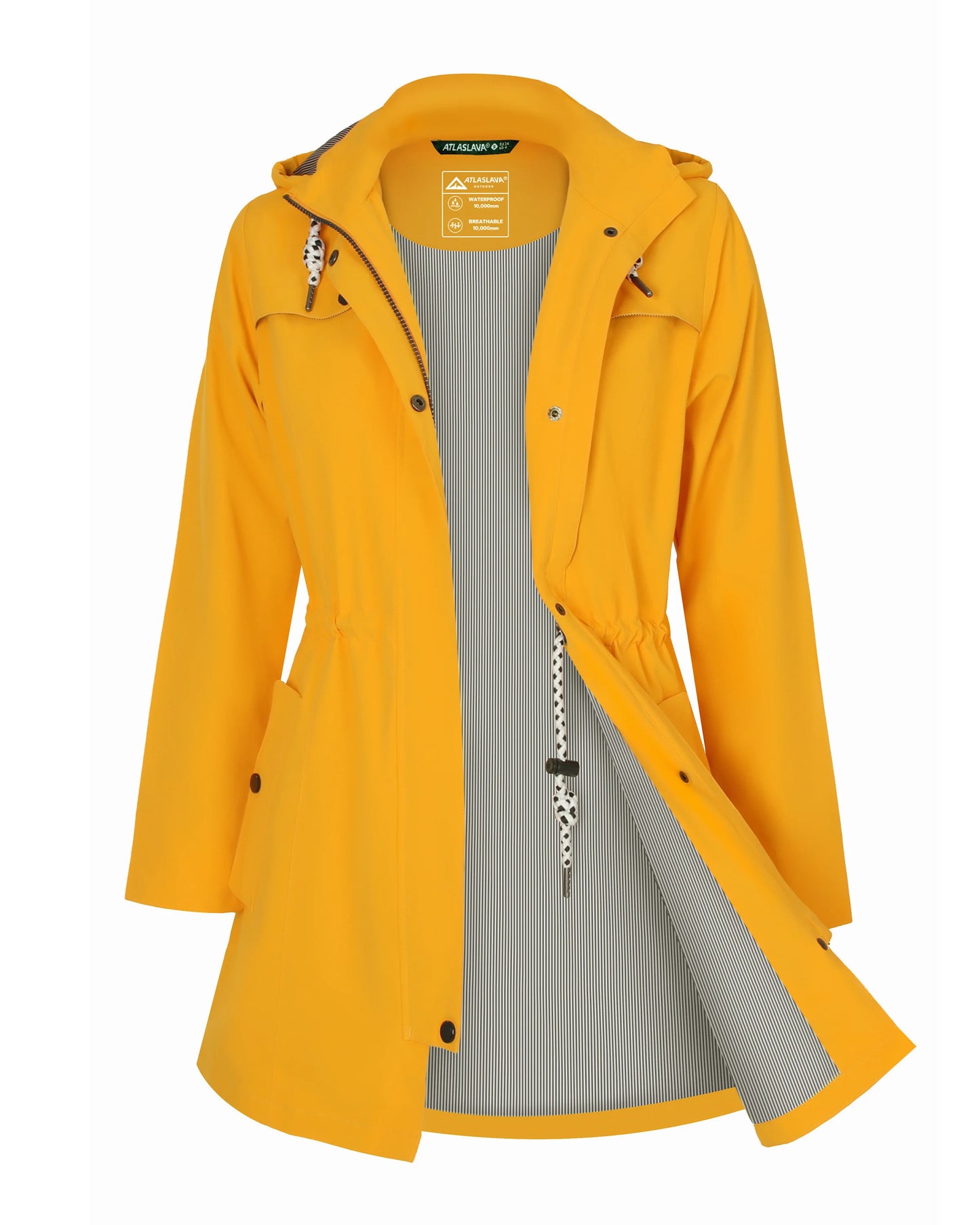 Waterproof Windbreaker Jacket Women's Softshell Fleece Lined Coat.