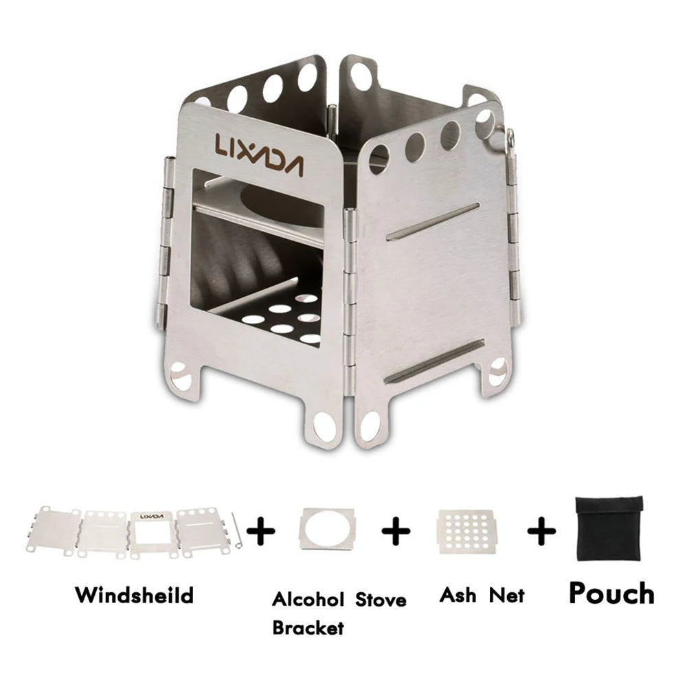 Titanium Stove Lightweight Folding Wood Burning Stove