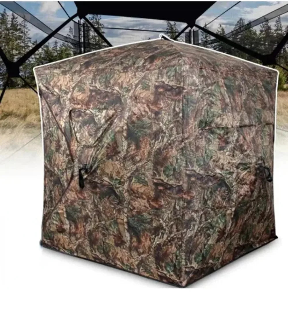 Outdoor 2-3 Person Automatic Camping Hunting Camouflage Tent .