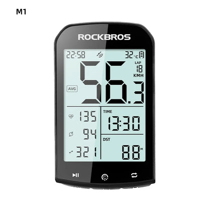 GPS Bike Computer Bluetooth Waterproof Wireless Speedometer Odometer'