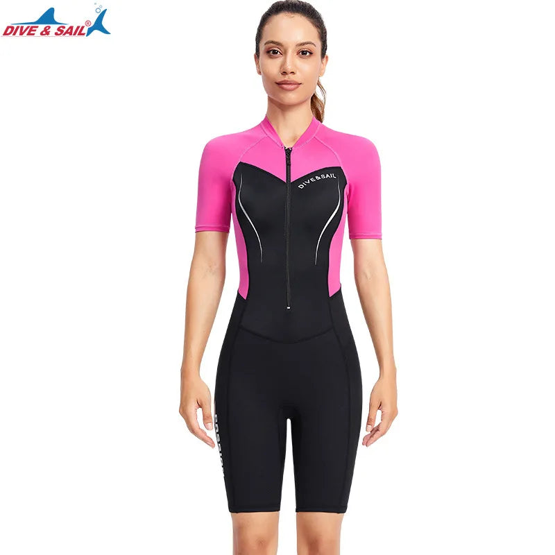 Short-sleeved Shorts 1.5mm  Shorty Wetsuit.