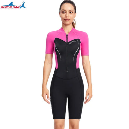 Short-sleeved Shorts 1.5mm  Shorty Wetsuit.
