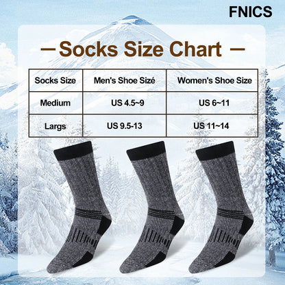 3 Pairs Men Women Merino Wool Crew Socks .