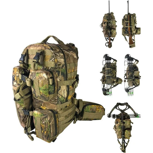 FIELDCRAFT Hunting Backpack Daypack for Rifles, Bows.